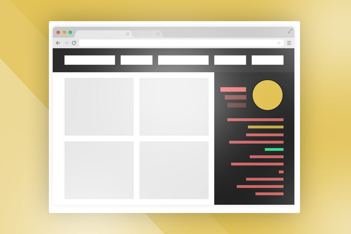 创意着陆页线框图PSD模板 wireframe插图