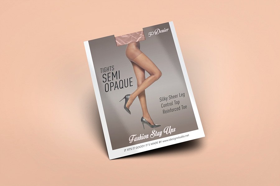 袜子连裤袜包样设计展示模型Mockups插图(6)