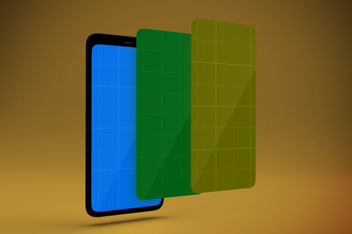 谷歌Pixel 4手机屏幕预览效果图素材库精选样机v2 Pixel 4 Mockup V.2插图(10)
