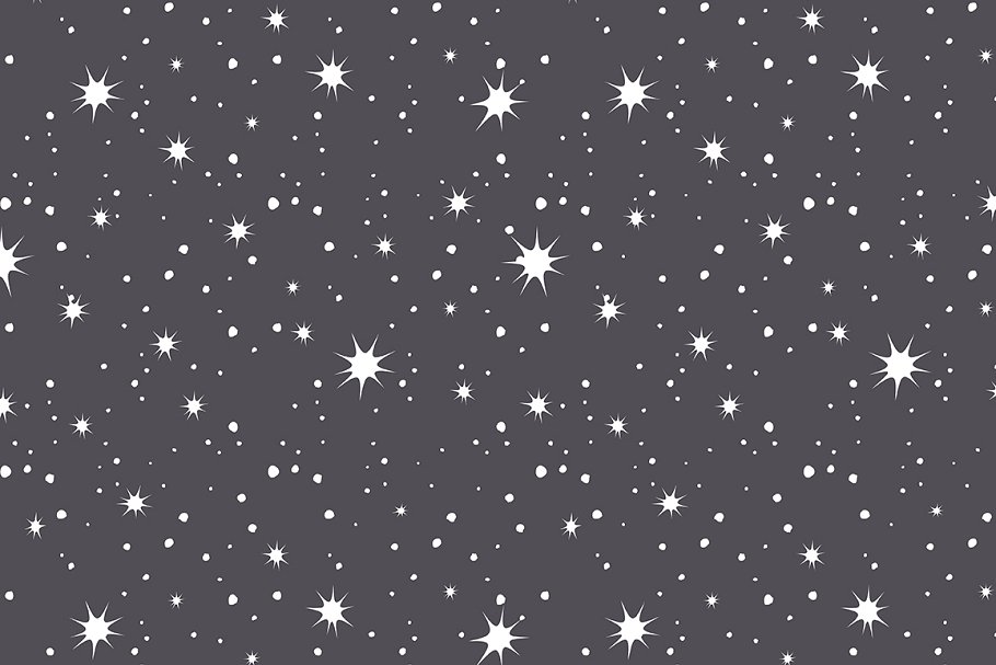 喜庆节日图案无缝纹理 Festive Seamless Patterns Set插图(3)