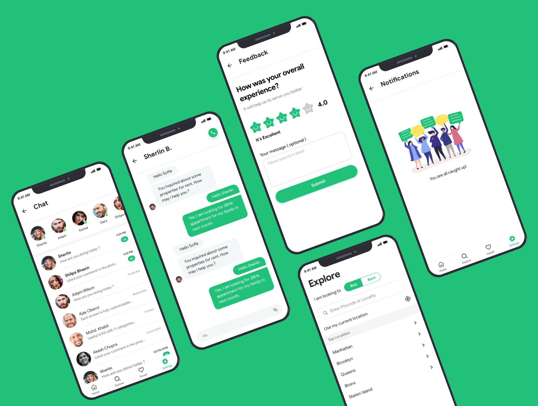 素材库下午茶：iOS酒店名宿美食交友APP UI KIT 下载 [Sketch]插图(3)