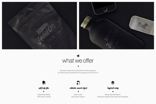 厨房必需品巨无霸场景样机模板 Hero Kitchen Essentials Mockup Creator插图(3)