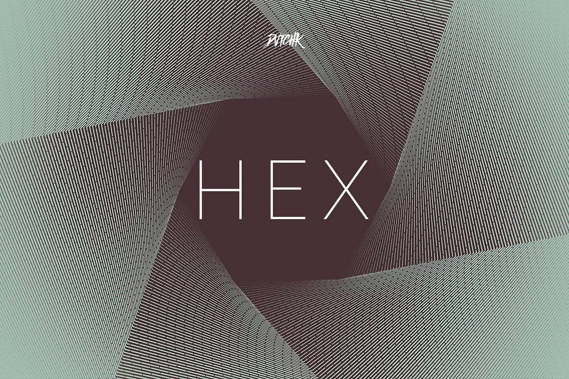 六角几何螺旋图形抽象背景03卷 Hex | Geometric Spiral | Vol. 03插图(2)