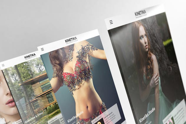 3D平板电脑屏幕网站设计演示样机 3D Tablet Screen Mockups插图(10)