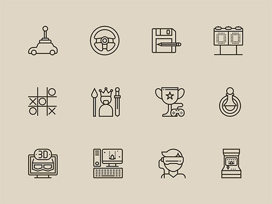 30 视频游戏图标素材之家精选sketch素材