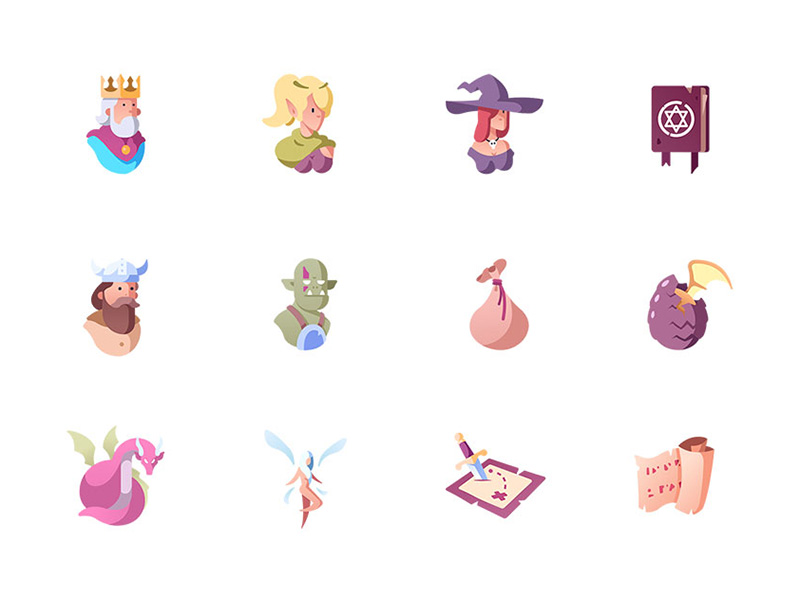 30 枚魔幻角色扮演游戏图标素材之家精选sketch素材