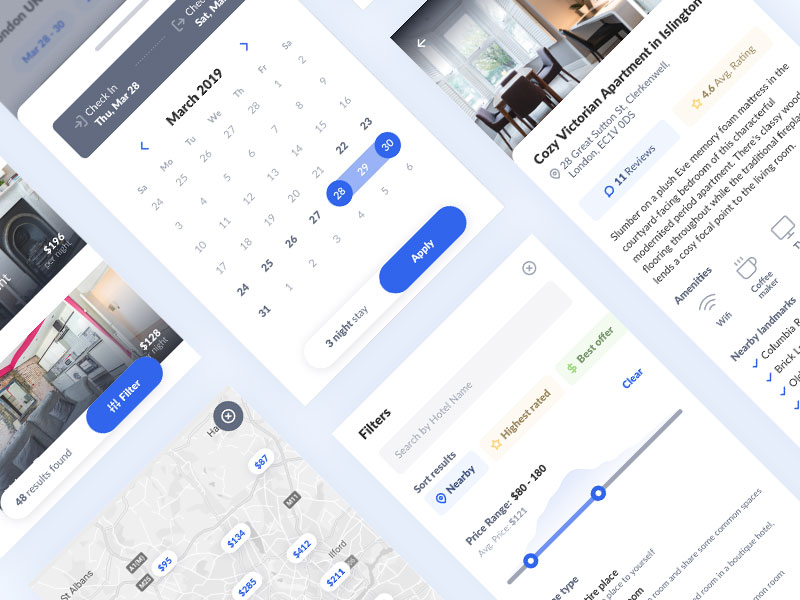 公寓搜索结果界面素材之家精选sketch素材