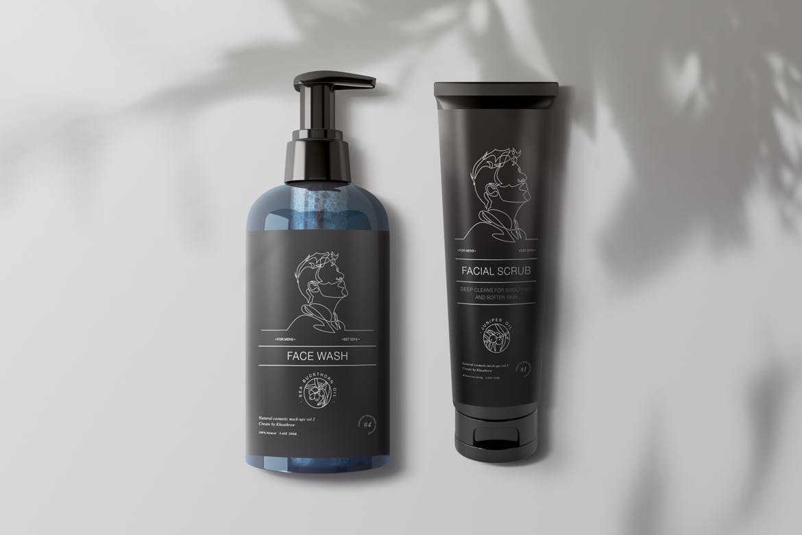 纯天然化妆品包装设计预览样机合集v5 Natural Cosmetic Packaging Mock-Ups Vol.5插图(6)