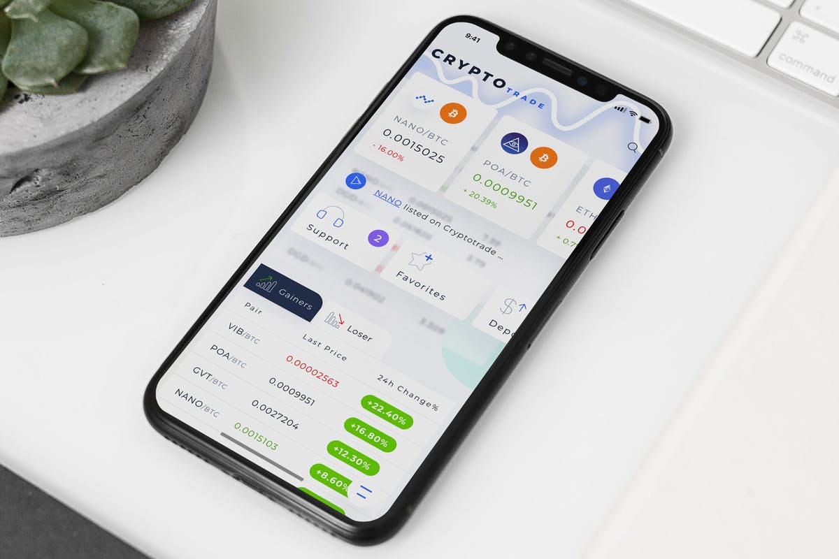 加密货币交易市场APP应用界面模板 Crypto Trade Home 3 Part 2 Mobile Ui插图