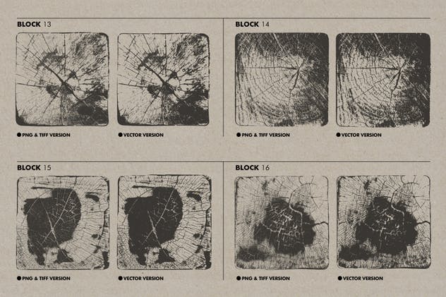 20种横切面木质纹理素材合集 Wooden Block Textures插图(4)