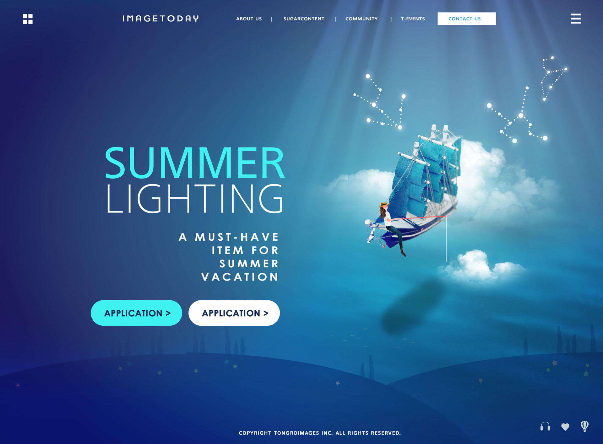 梦幻可爱创意度假广告模板PSD下载插图(12)