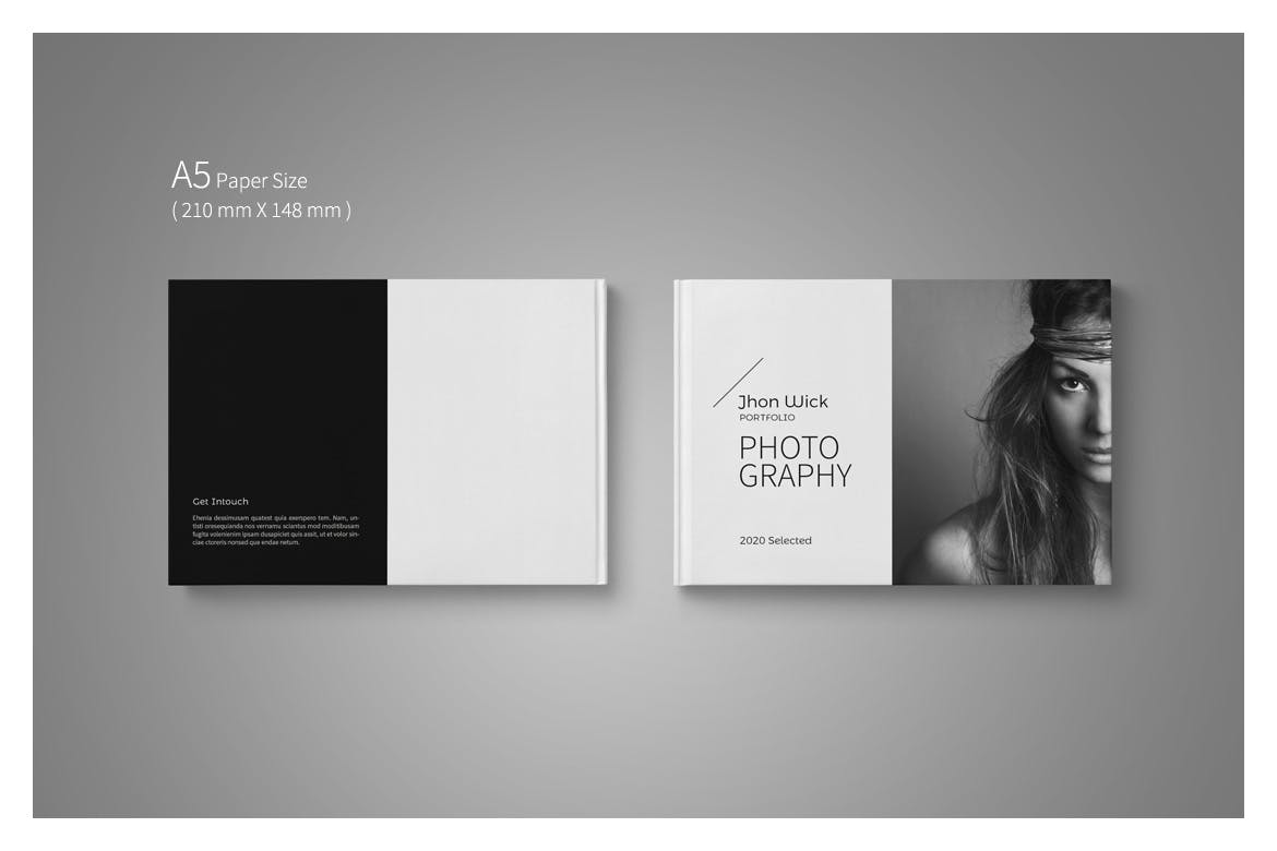 摄影师摄影作品集模板 Photography Portfolio Template插图(1)