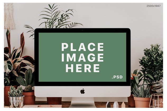 iMac＆Macbook办公场景样机 iMac & Macbook on Scenes Mock-ups插图(9)