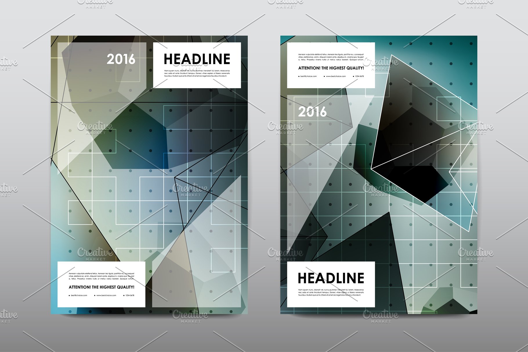 极力推荐：50+企业商业介绍宣传小册子模板 50+ Business Brochures Bundle插图(21)