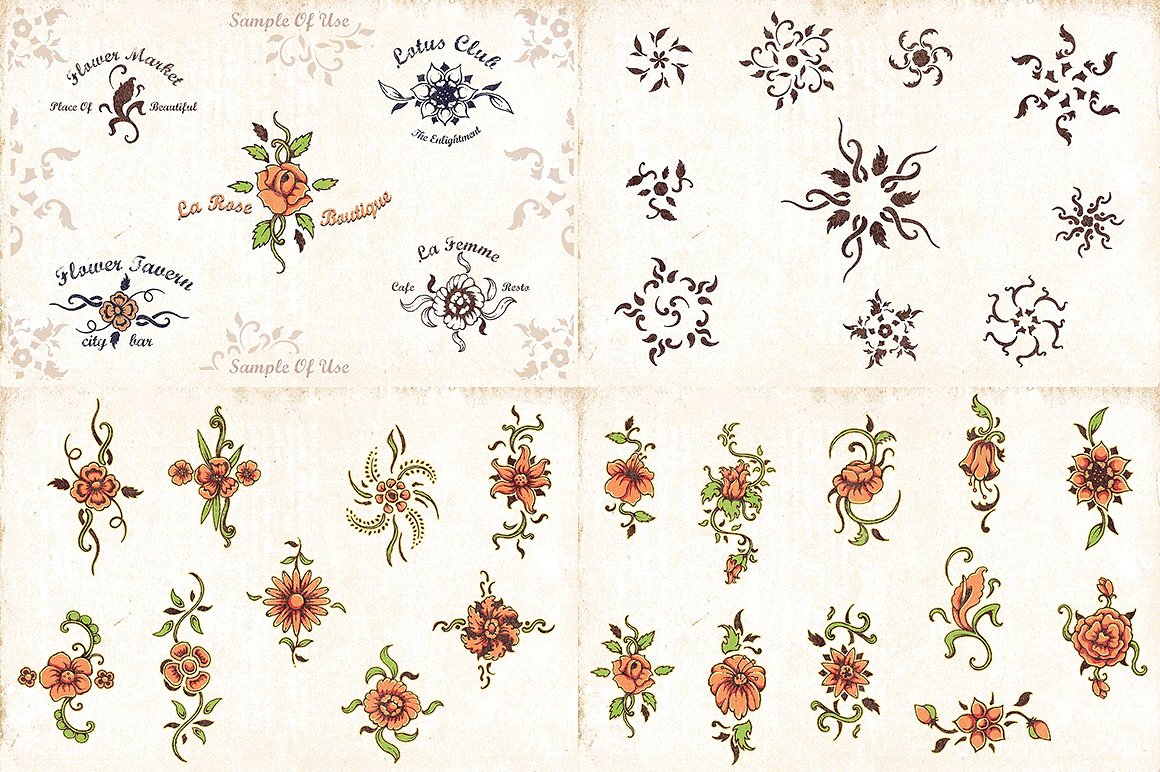 素材库下午茶：高品质的600+复古风格矢量logo标志标签大集合插图(13)