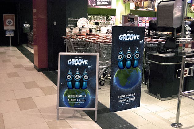 户外广告灯箱广告样机模板合集第三弹 Advertising Space Mock-up Bundle 03插图(10)