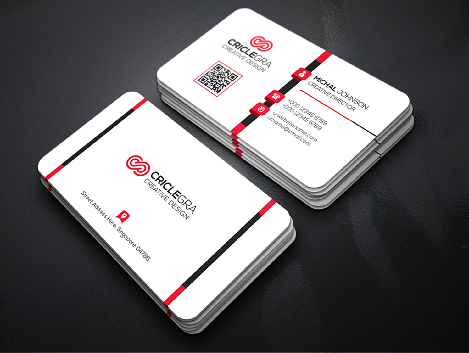 25个高品质的实用高端商务商业名片邀请函设计模板插图(2)