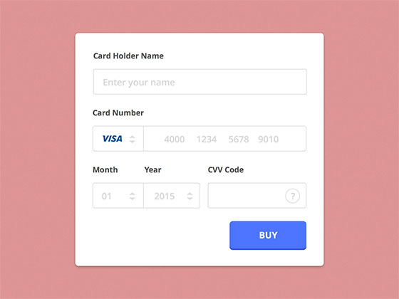 Checkout Card Detail素材之家精选sketch素材