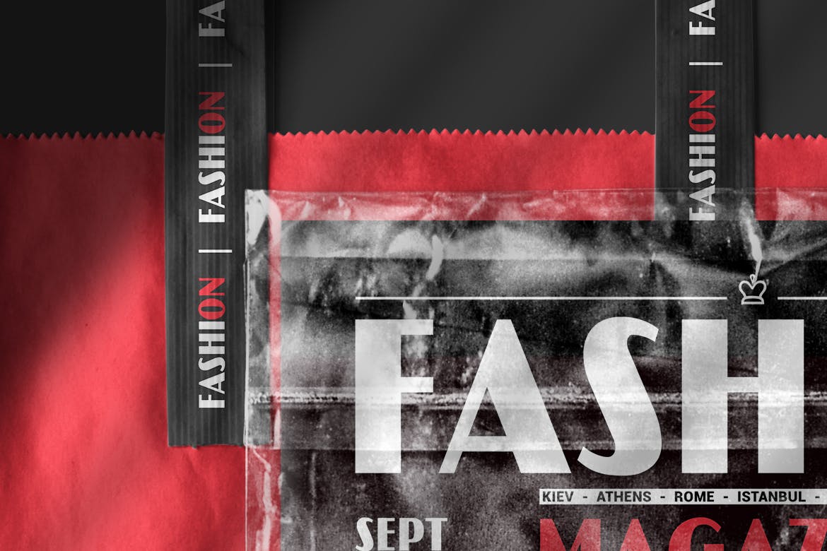 A4规格杂志场景样机模板 A4 Magazine Scene  Mockup插图(3)