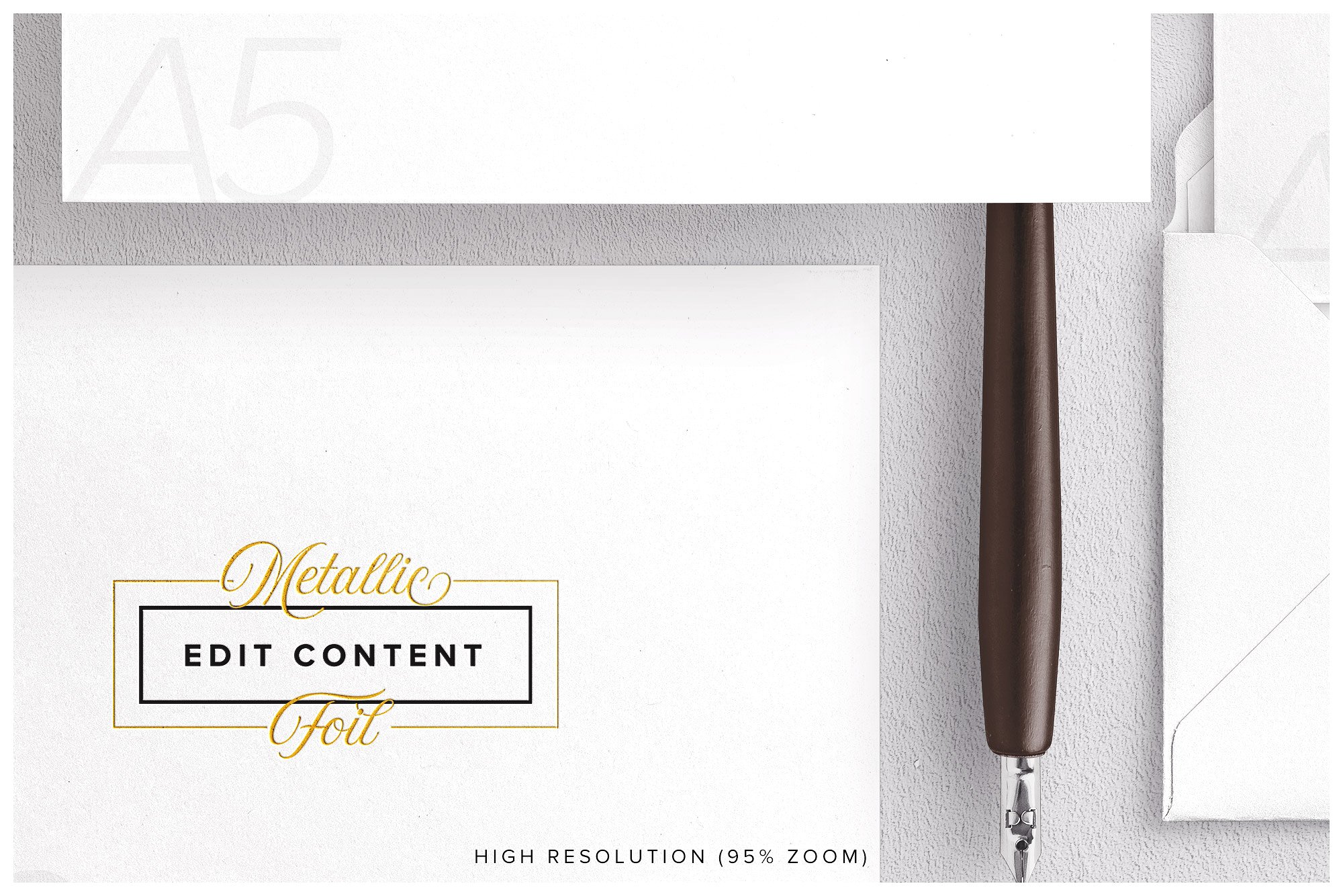 婚礼设计物料样机模板合集 Wedding Suite Mockup Scene插图(2)