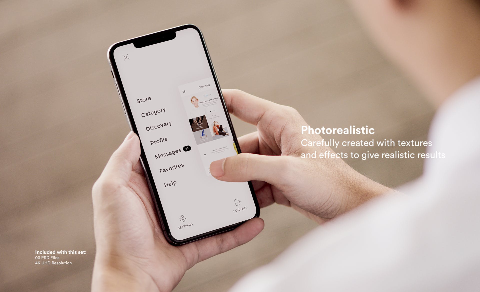 手持iPhone 11手机屏幕演示素材库精选样机模板 iPhone 11 Mockups插图(3)
