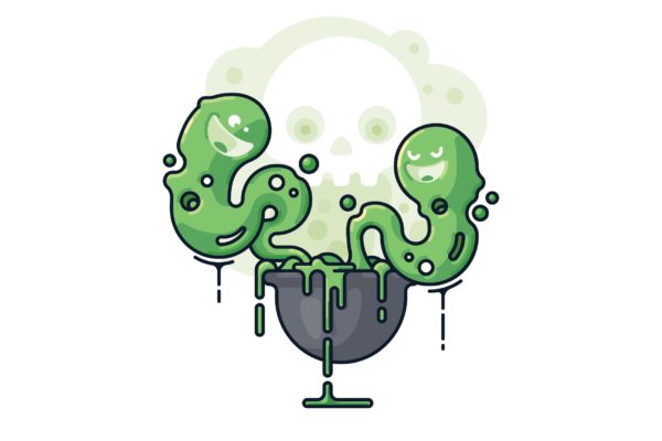 魔法药水手绘矢量插画素材库精选素材 Potion illustration