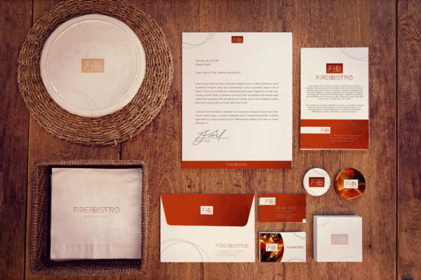 高端品牌VI视觉设计预览办公用品套装样机01 Stationery Mockup 01