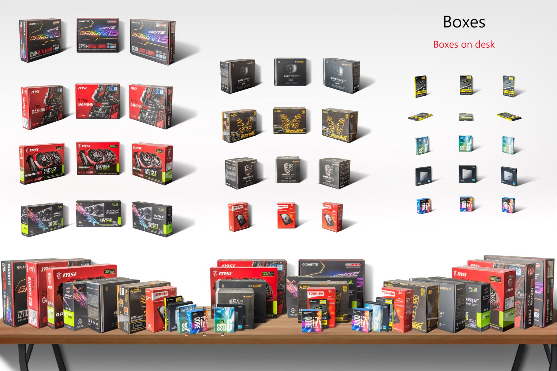 5K高清分辨率电脑修理场景样机 Scene Creator 5K FIX IT Desk Edition插图(15)