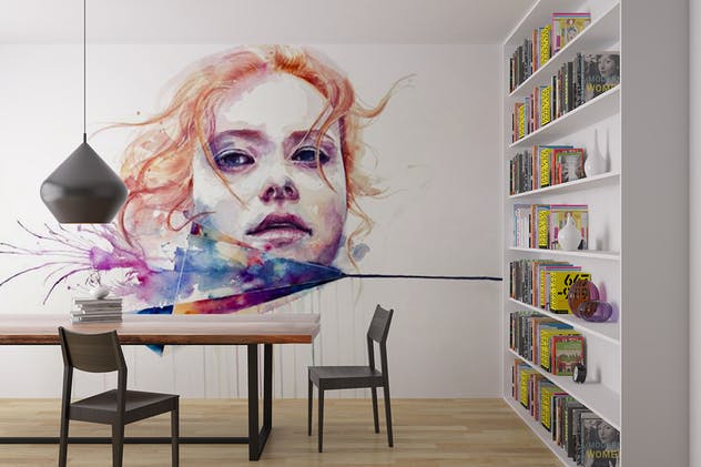 墙体艺术油画创作样机模板Vol.3 Picture Art Mockup [Vol 3]插图(5)