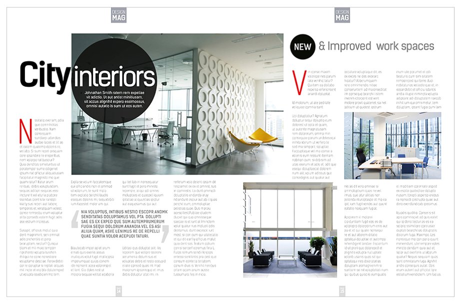 多用途企业时尚高效/时事资讯InDesign杂志模板vol.7插图(14)