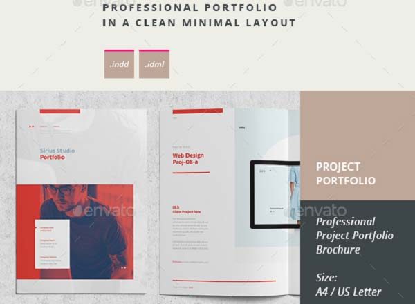 创意企业设计组合画册小册子模板