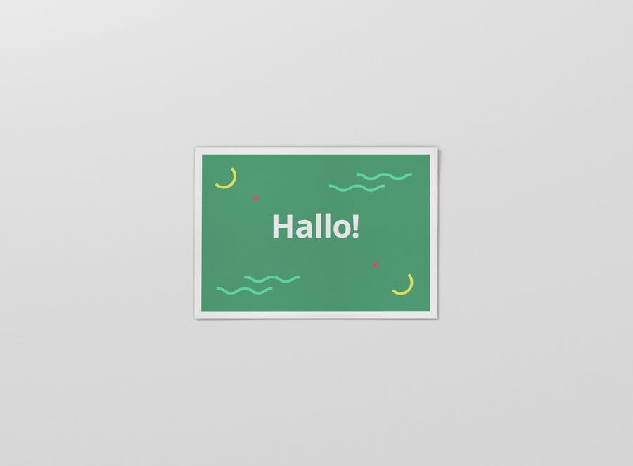 A6尺寸明信片/传单设计效果图样机 A6 Postcard / Flyer Mockup插图(8)