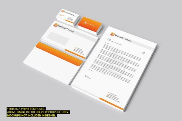 房地产企业品牌形像设计模板 Real Estate Corporate Identity