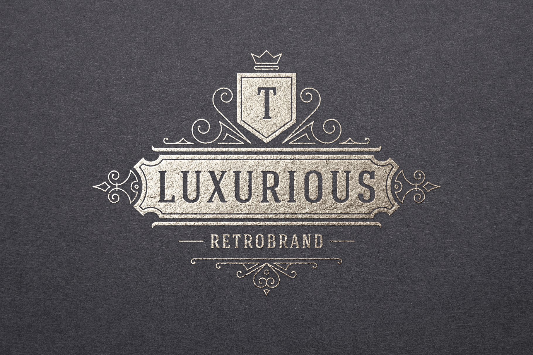 50个奢华装饰Logo及徽章  50 Ornament logos & badges插图(8)