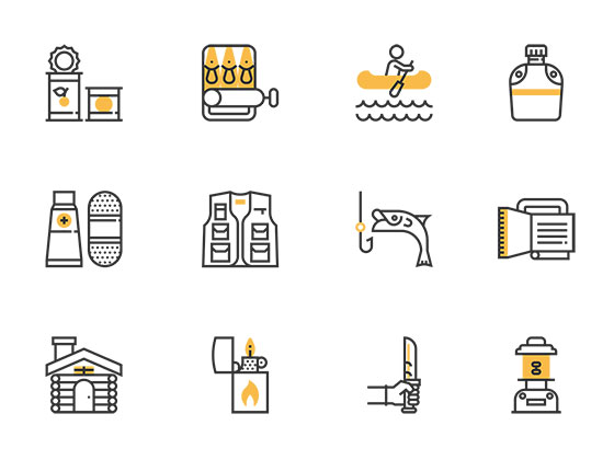 30 枚户外图标素材之家精选sketch素材