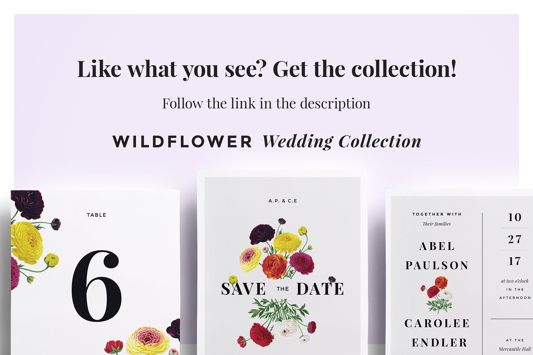 复古植物花卉剪贴画合集 Vintage Botanical Flower Bundle插图(3)