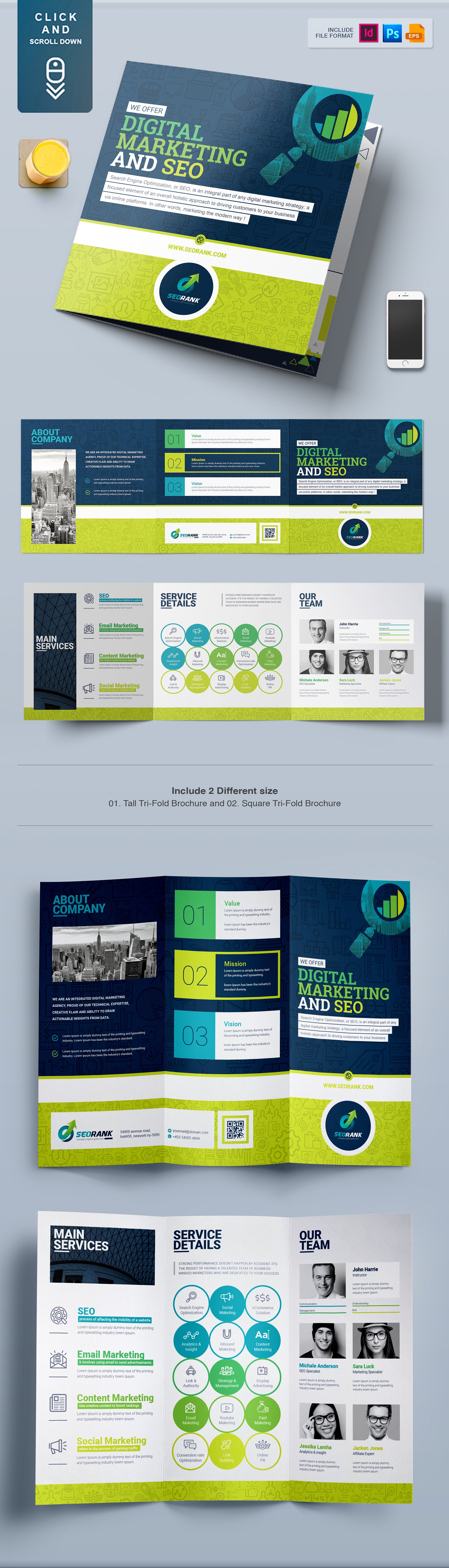 15合1小册子模板合辑下载 Brochure Bundle [indd,eps] 1.22GB插图(18)