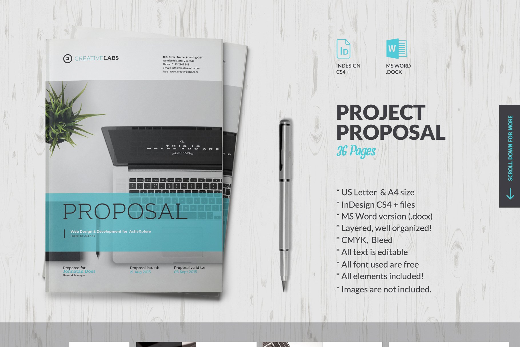 企业品牌宣传画册模板合集 Proposal Bundle插图(1)