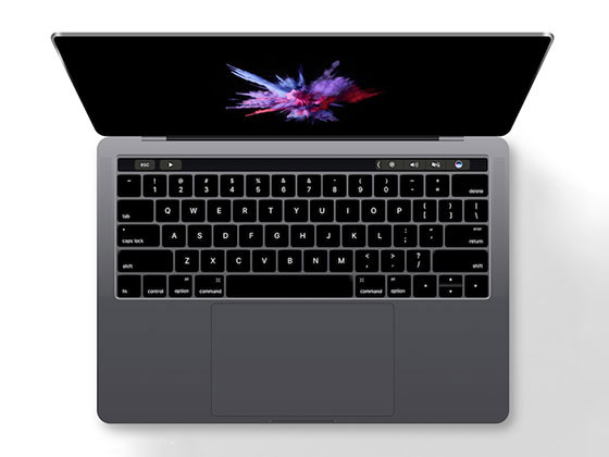 MacBook Pro 2016 顶视图模型素材之家精选sketch素材