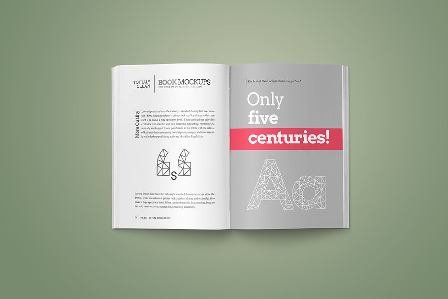 软封面书籍样机 Softcover Edition / Book Mock-Up插图(4)