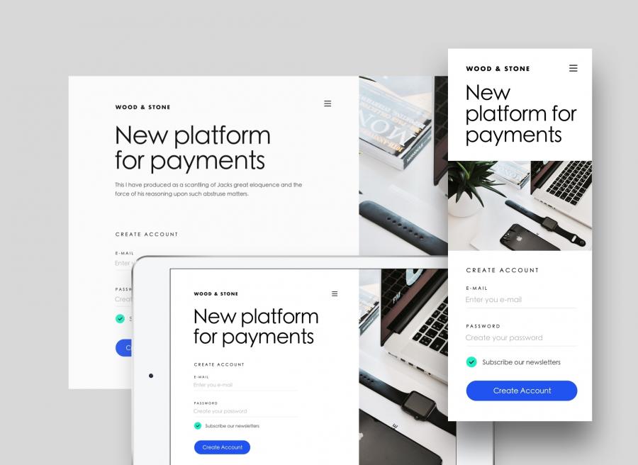 素材库下午茶：10套高端时尚的品牌网站响应式模版下载[Sketch]插图(4)