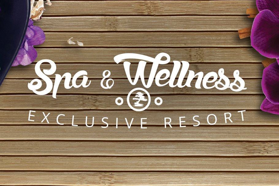 SPA理疗&养生主题传单模板 Spa & Wellness Flyer插图(1)