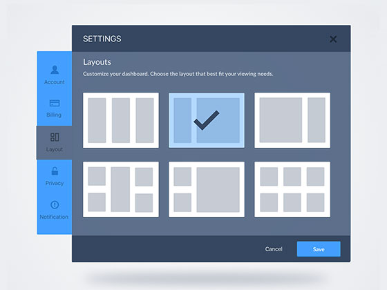 网页布局选择素材之家精选sketch素材