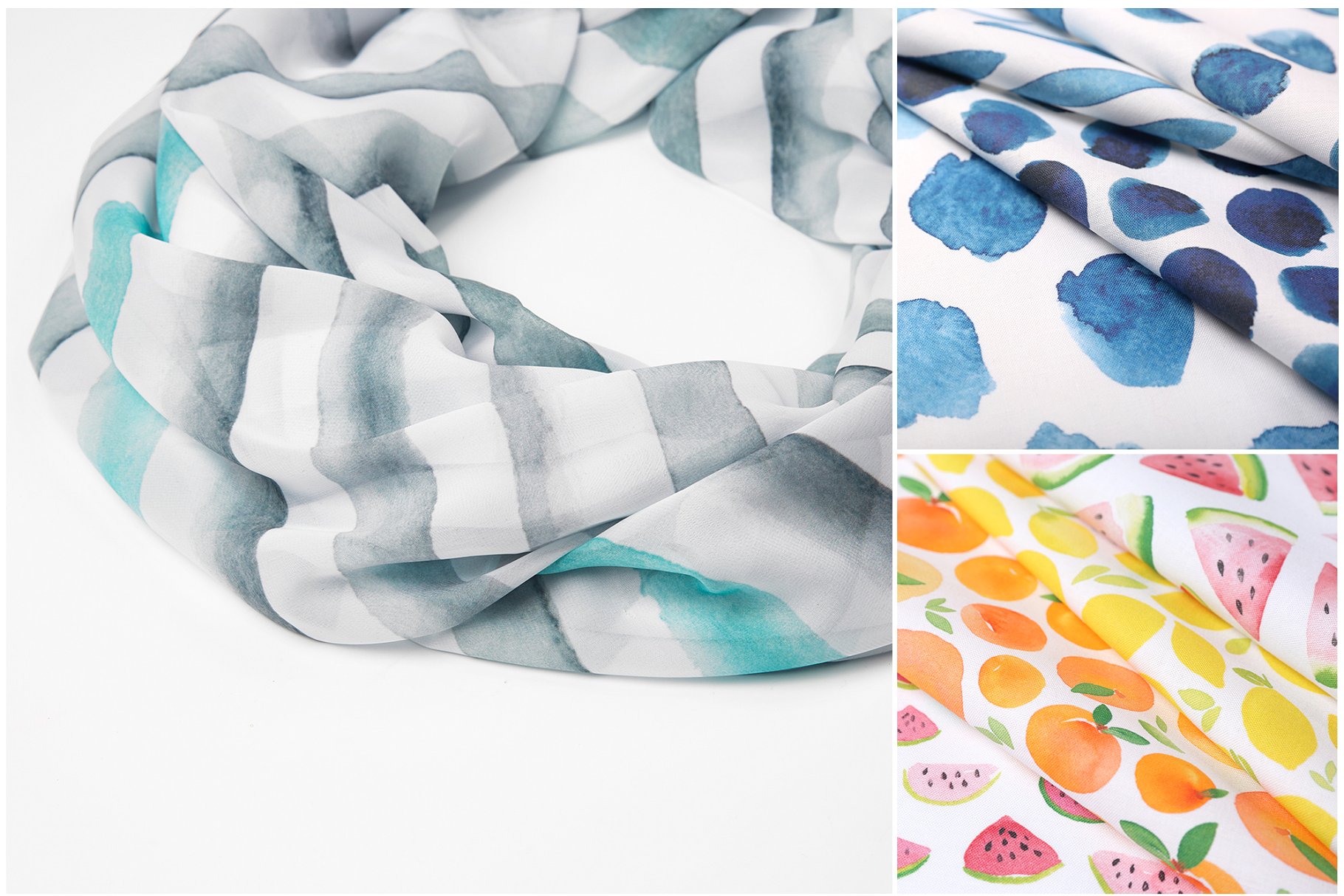 图案无缝纹理合集（银河，金色圆点，靛蓝，涂鸦，大理石瓦片，水彩画） Seamless Patterns Bundle插图(16)