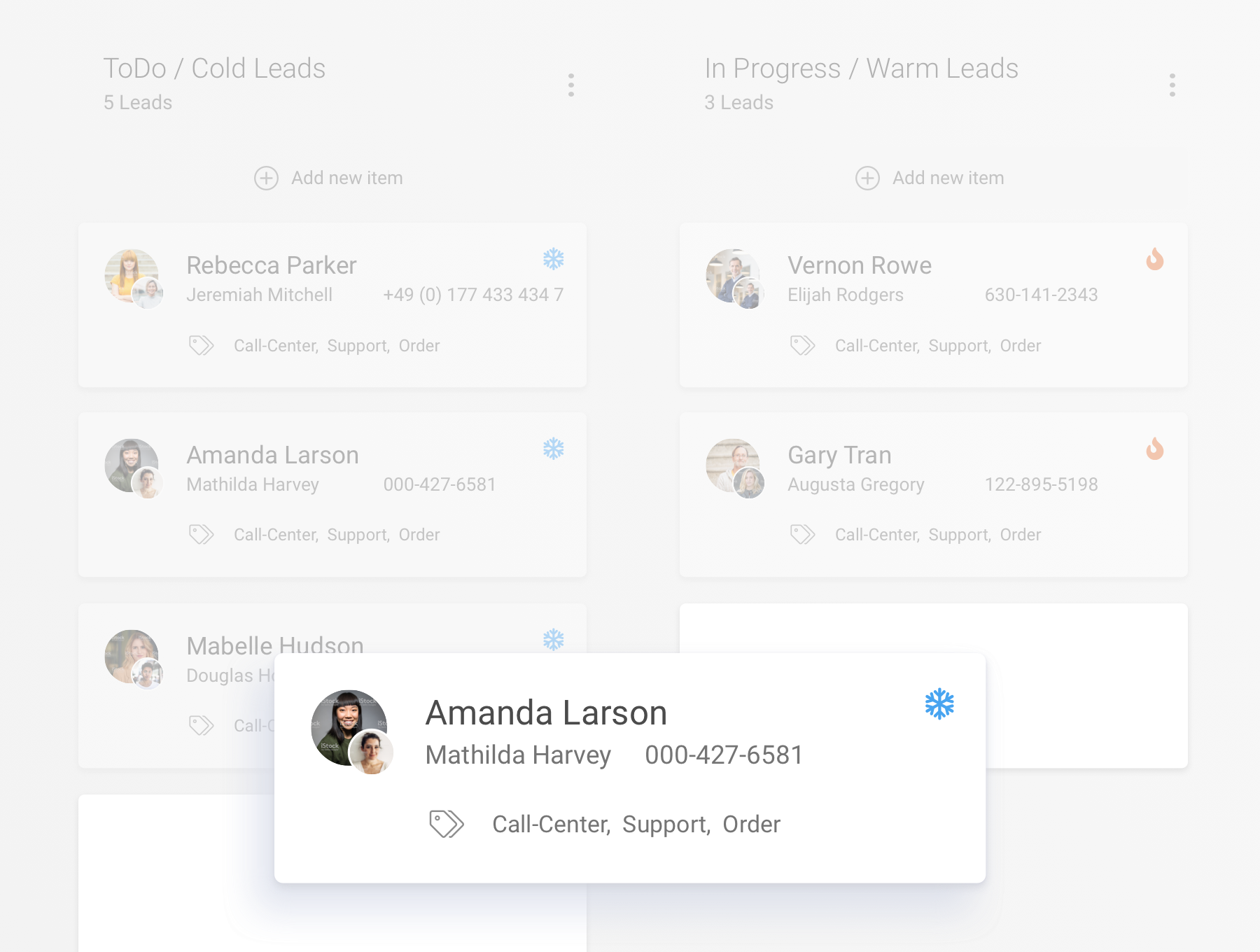 工作流或CRM相关的网页模板套装下载[Sketch]插图(5)