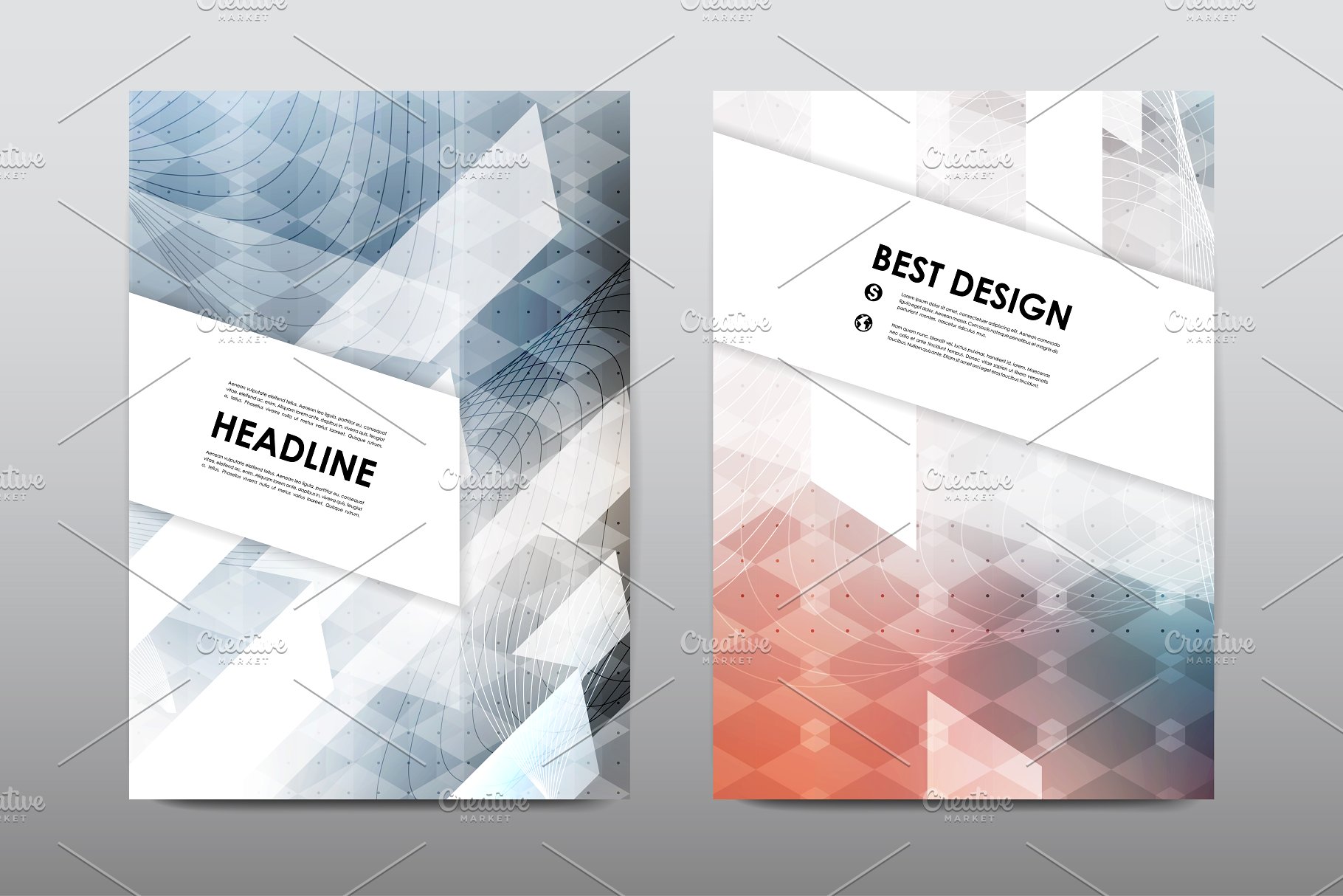 50+企业商业主题宣传小册子模板合集 50+ Business Brochures Bundle插图(42)