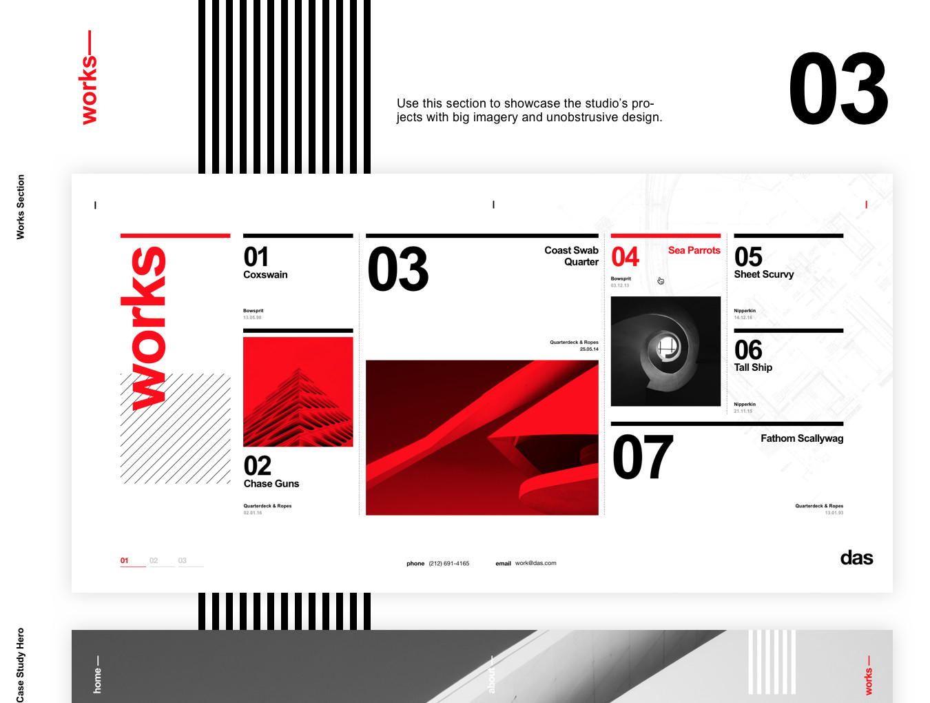 现代建筑艺术感的个性网页主题模版下载[for Sketch]插图(5)