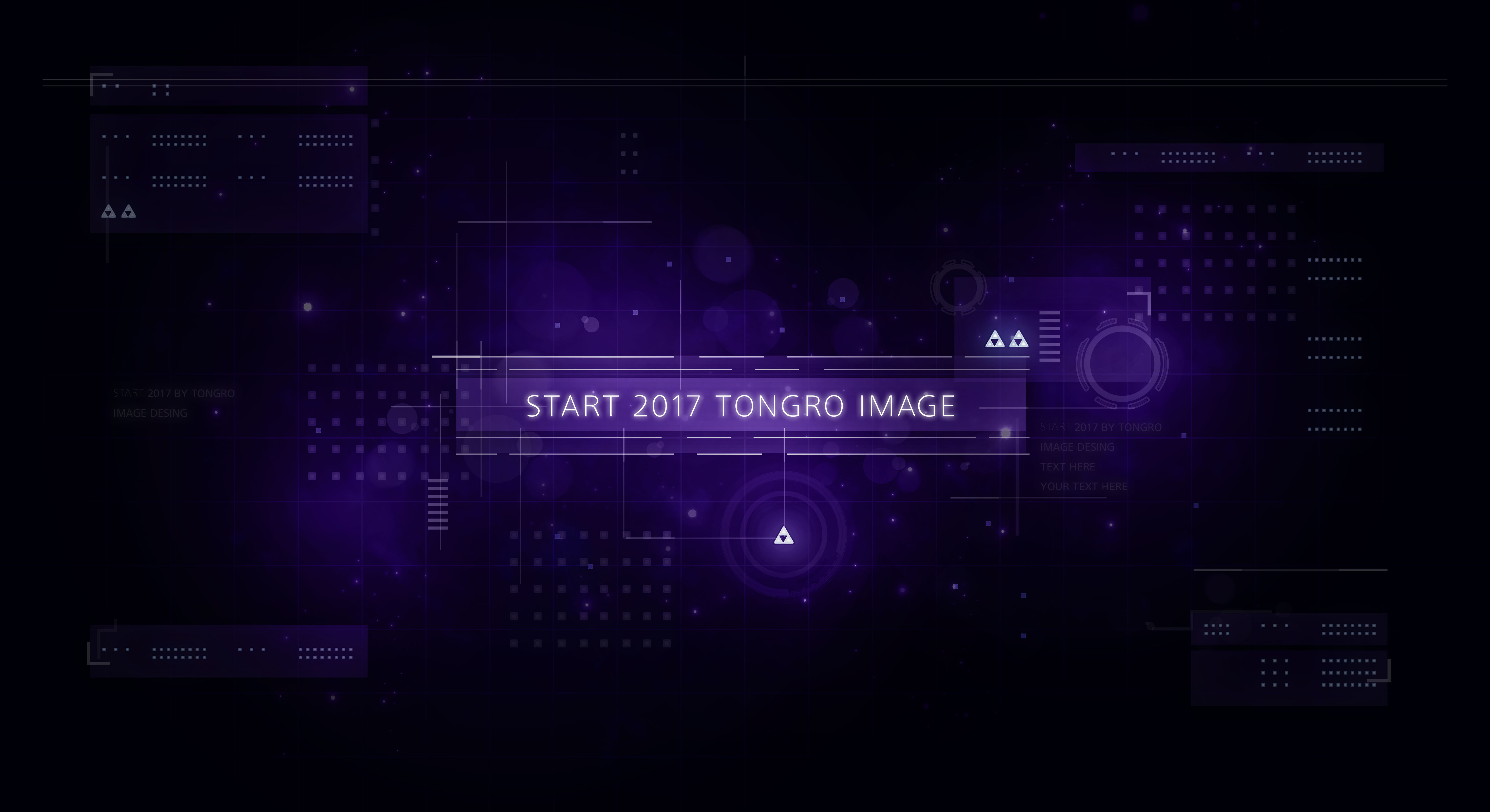 UHD抬头显示UI界面科技元素海报设计套装[PSD]插图(5)