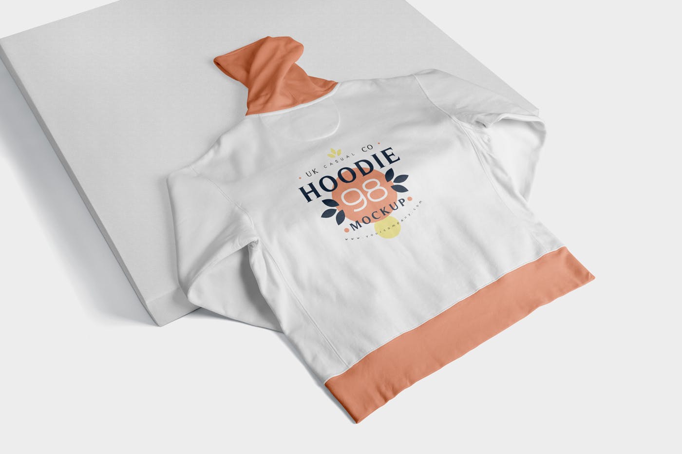 连帽衫卫衣印花设计多角度预览样机 6 Hoodie Mockup插图(7)