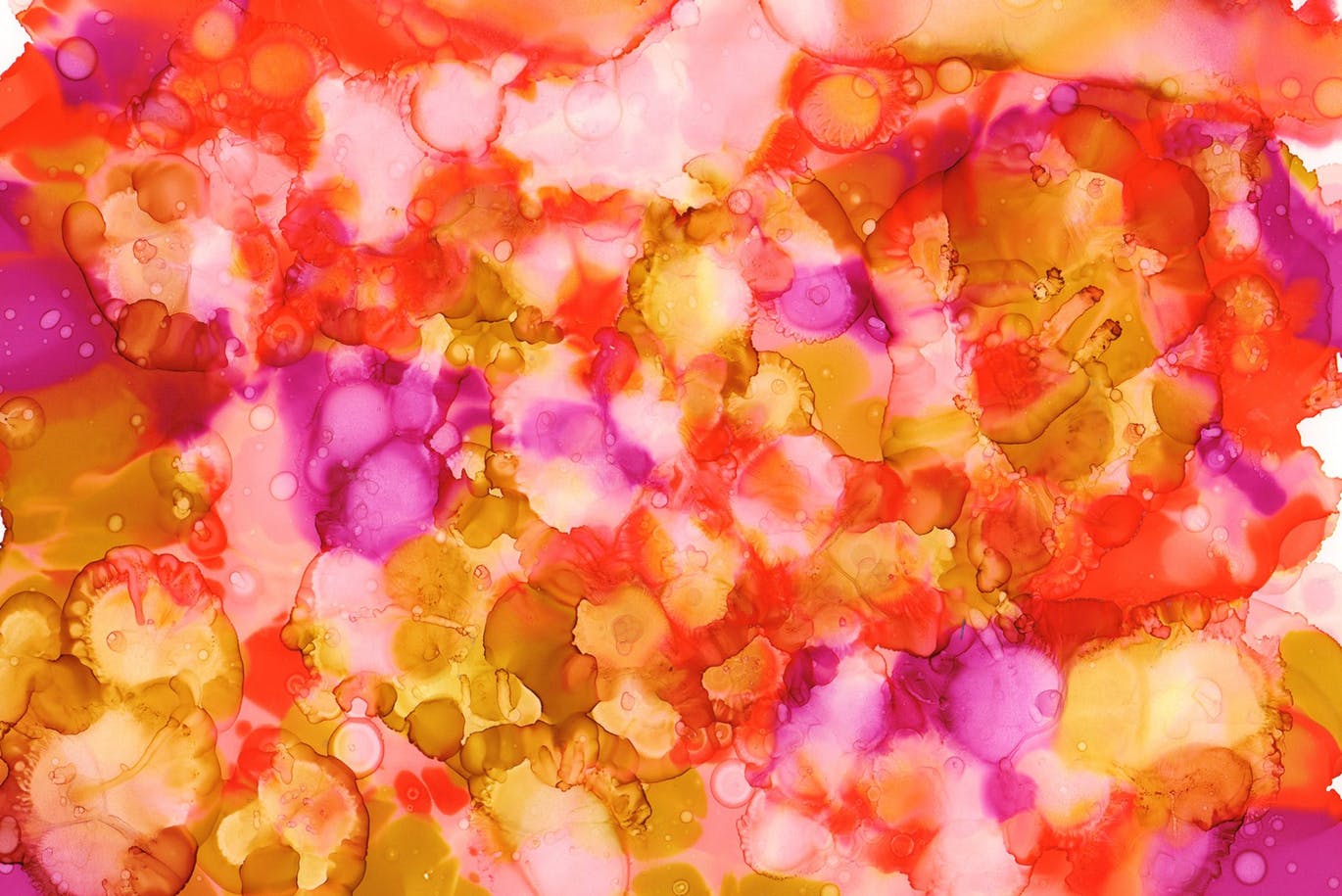 13种酒精水彩混合肌理纹理素材 Pink Ink Textures插图(6)
